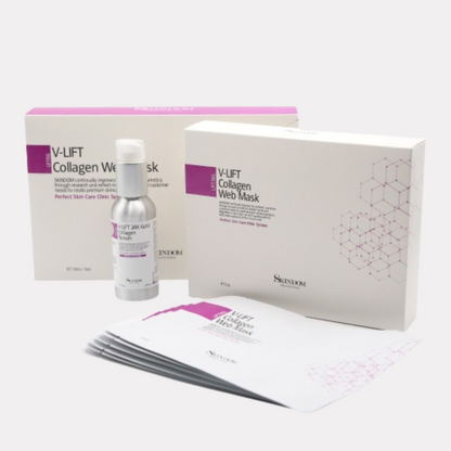 V-Lift Collagen Web Mask (6 masks + Serum 100ml)