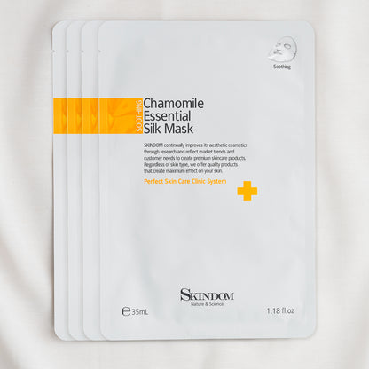 Chamomile Essential Silk Mask 4piece set (35ml)