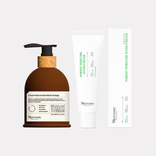 Forest Perfume Hand Wash Verdage & Hand Cream Musk Doux Set