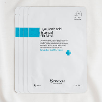 Hyaluronic Acid Essential Silk Mask 4piece set (35ml)