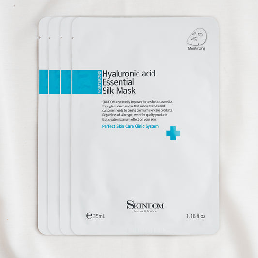 Hyaluronic Acid Essential Silk Mask 4piece set (35ml)