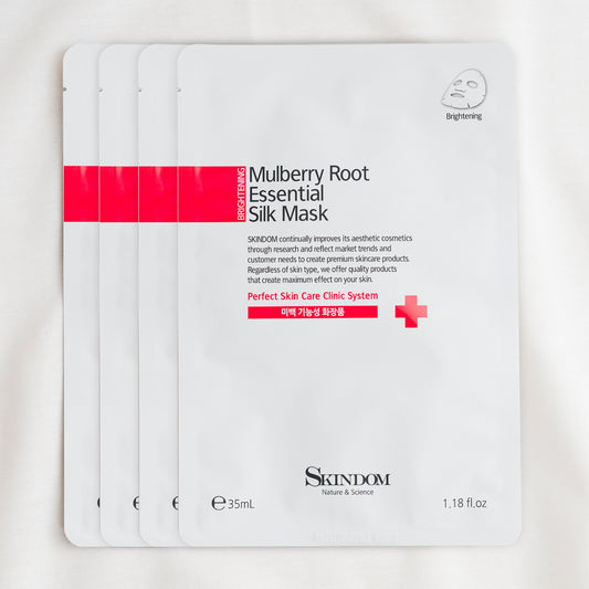 Mulberry Root Essential Silk Mask 4piece set (35ml)
